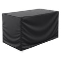 Bordtrekk til hagebord 160x90x91 cm svart - OUTLIV forfra
