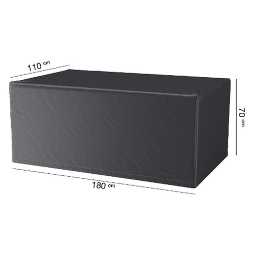 bordtrekk til hagebord 180x110x70 cm antrasitt aeroCover bakside