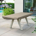 Bordtrekk til hagebord Plus 205x115 cm beige bakside