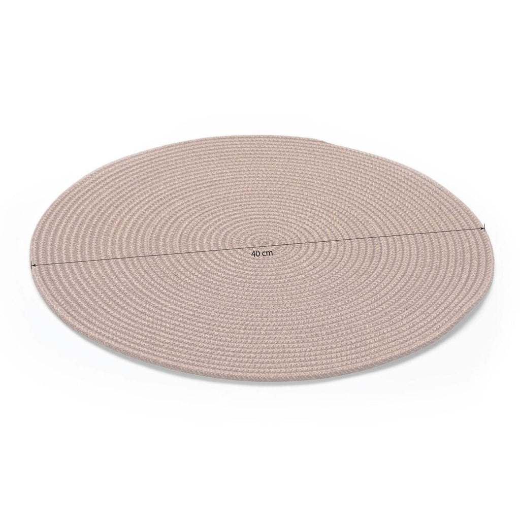 Bordunderlag Ø40 cm tau terra - Stern detalj av materiale