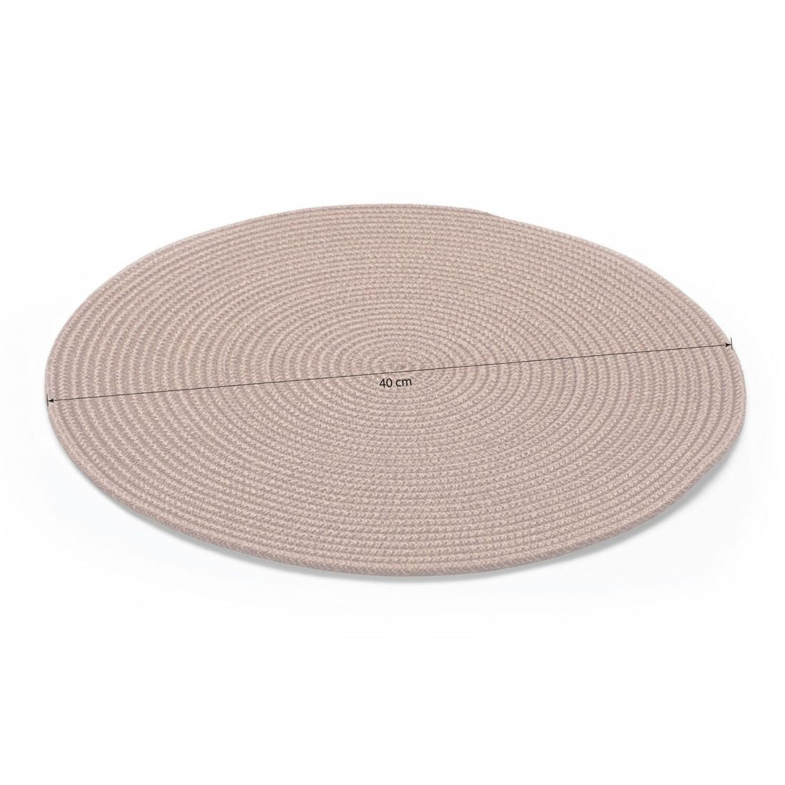 Bordunderlag Ø40 cm tau terra - Stern detalj av materiale