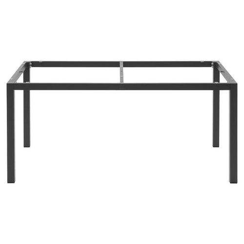 Bordunderstell 160x90 cm aluminium antrasitt - OUTLIV forfra