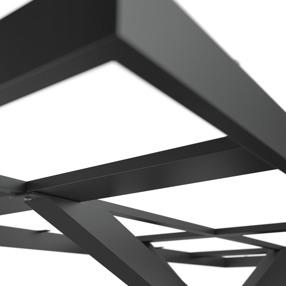 Oversikt over Bordunderstell 220x100 cm aluminium antrasitt - OUTLIV i hage