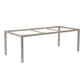 Bordunderstell 220x100 cm aluminium korallsand - OUTLIV forfra