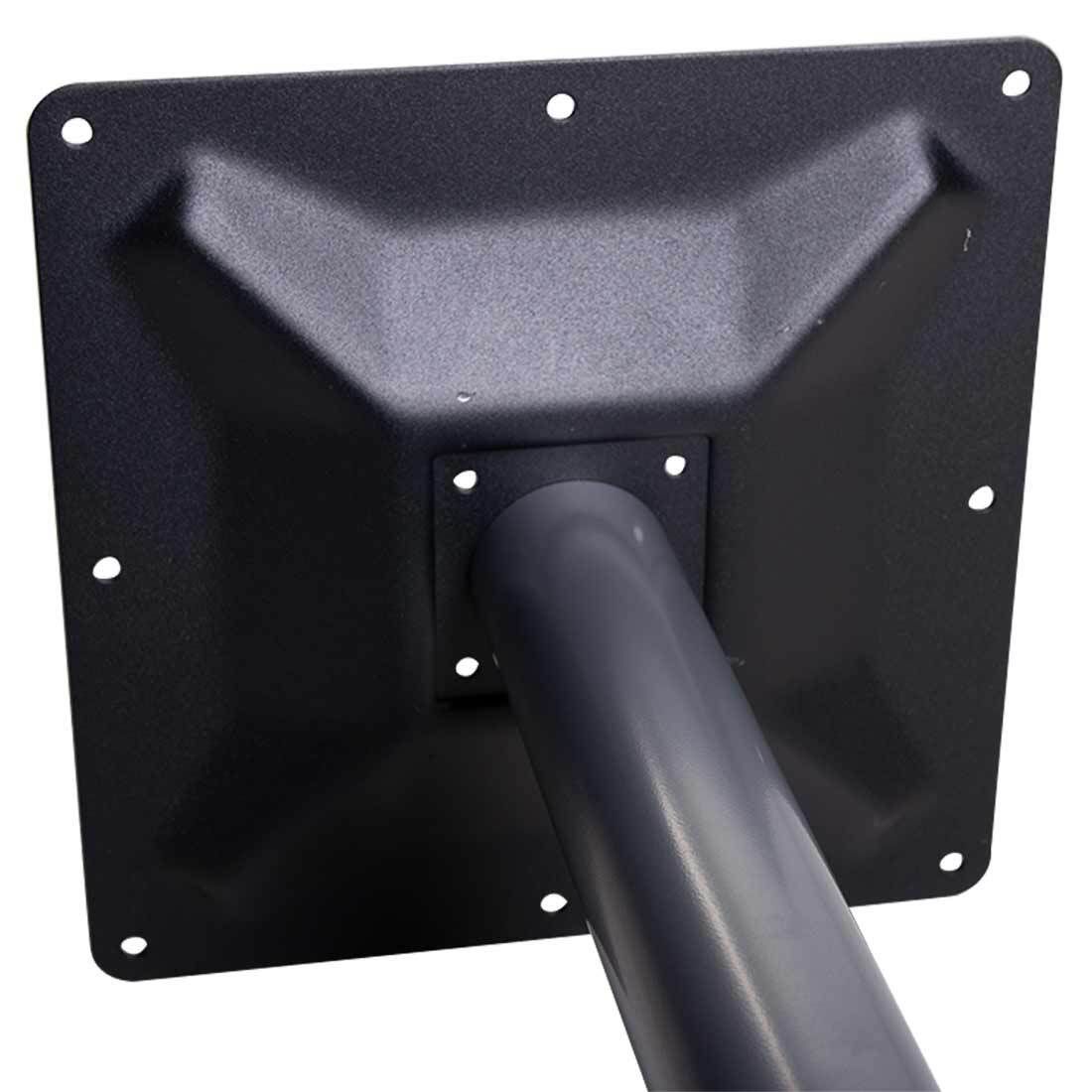 Montert Bordunderstell 51x51 cm aluminium sølv - OUTLIV på terrasse