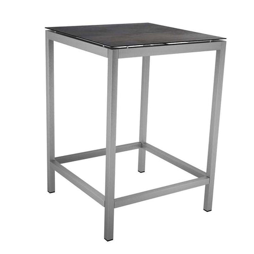 Bordunderstell 80x80 cm rustfritt stål Stern bakside