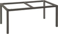 Bordunderstell aluminium 160x90 cm antrasitt Stern forfra