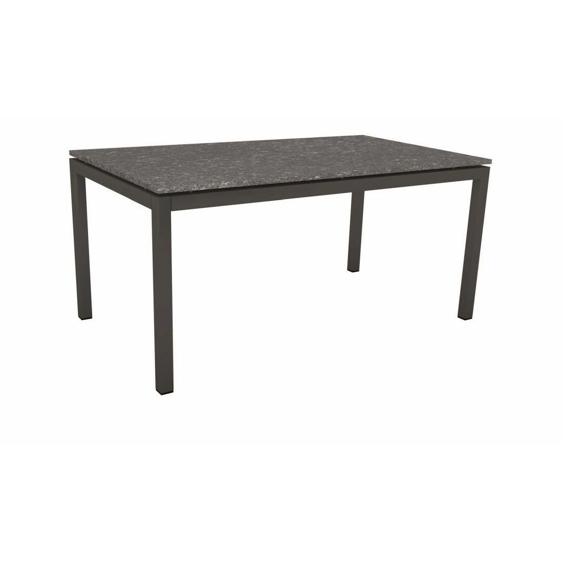 Bordunderstell aluminium 160x90 cm antrasitt - Stern