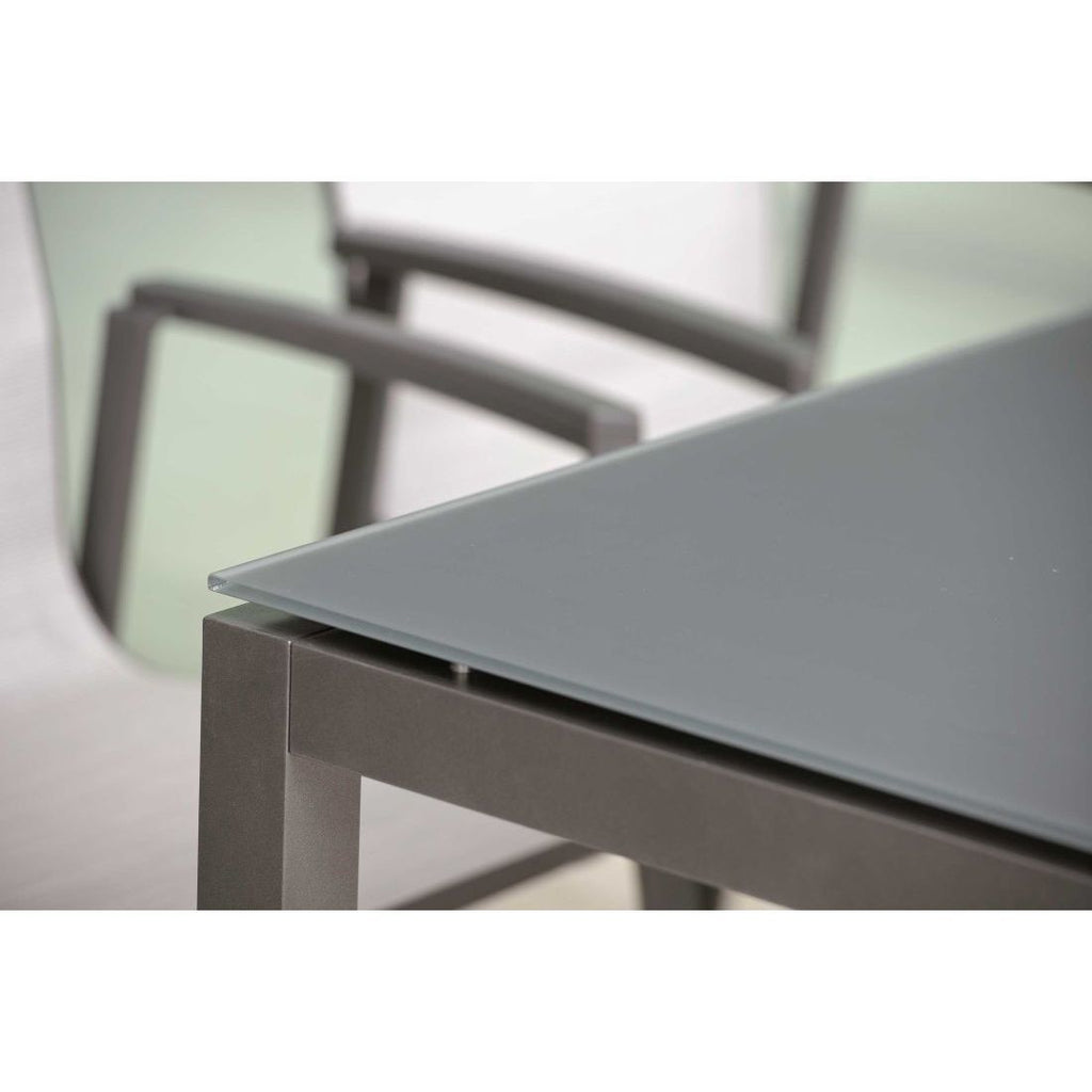 Bordunderstell aluminium 160x90 cm antrasitt - Stern