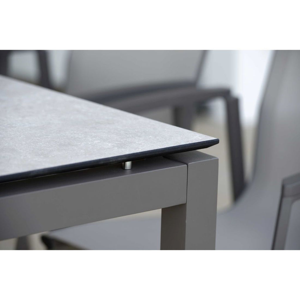 Bordunderstell aluminium 160x90 cm antrasitt - Stern