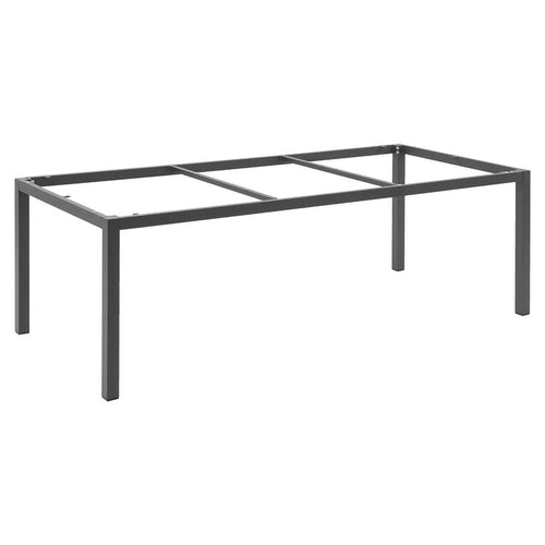 Bordunderstell aluminium 220x100 cm antrasitt forside