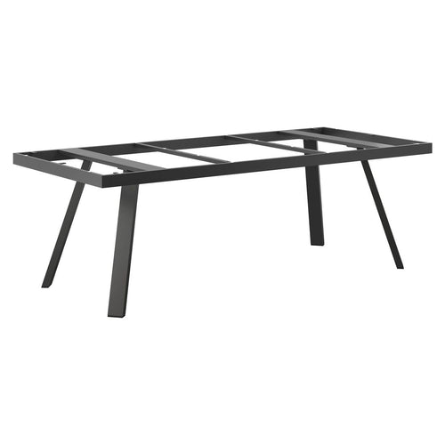Bordunderstell aluminium antrasitt 220x100 cm forfra