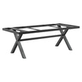 Bordunderstell aluminium antrasitt 220x100 cm - OUTLIV forfra