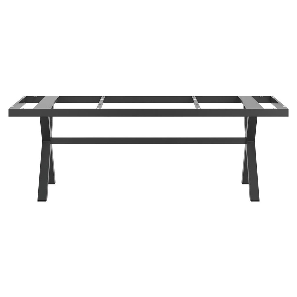 Detalj av bordunderstell aluminium antrasitt 220x100 cm - OUTLIV