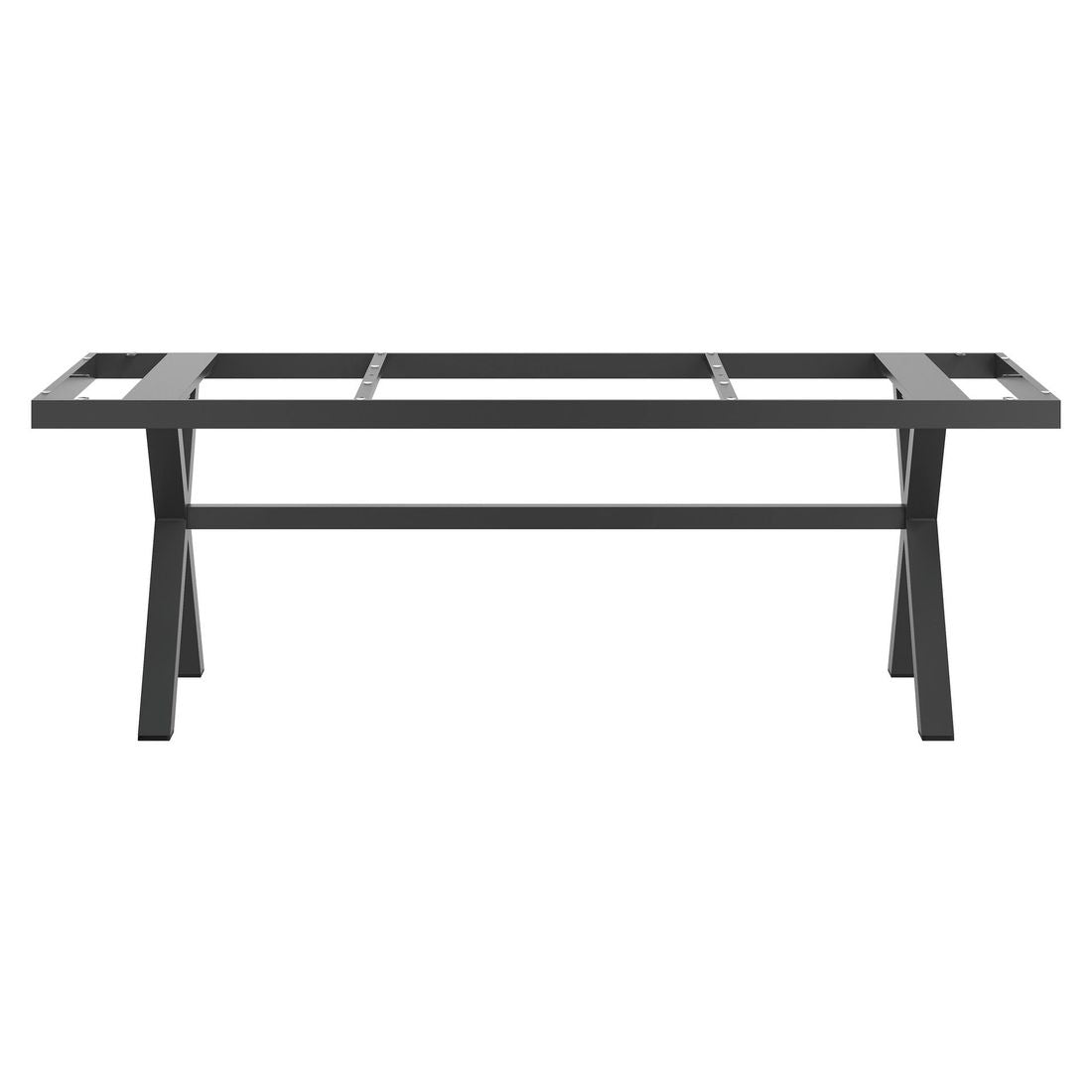 Detalj av bordunderstell aluminium antrasitt 220x100 cm - OUTLIV