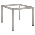 Bordunderstell Classic rustfritt stål 80x80 cm - Stern forfra