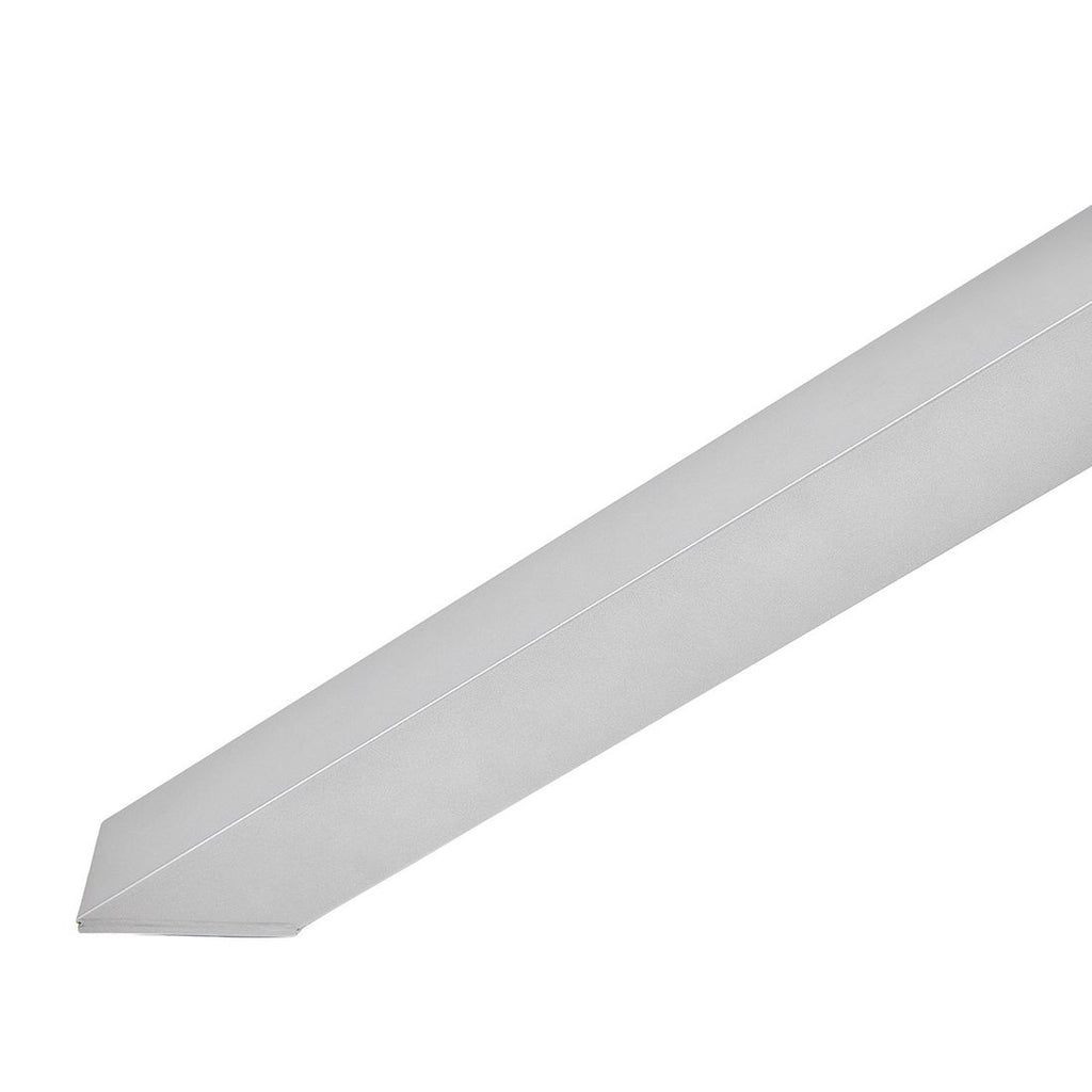 Nærbilde av aluminium Bordunderstell Cubic 95x95 cm sølv