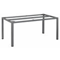 Bordunderstell Cubic aluminium 160x95 cm antrasitt for terrasse