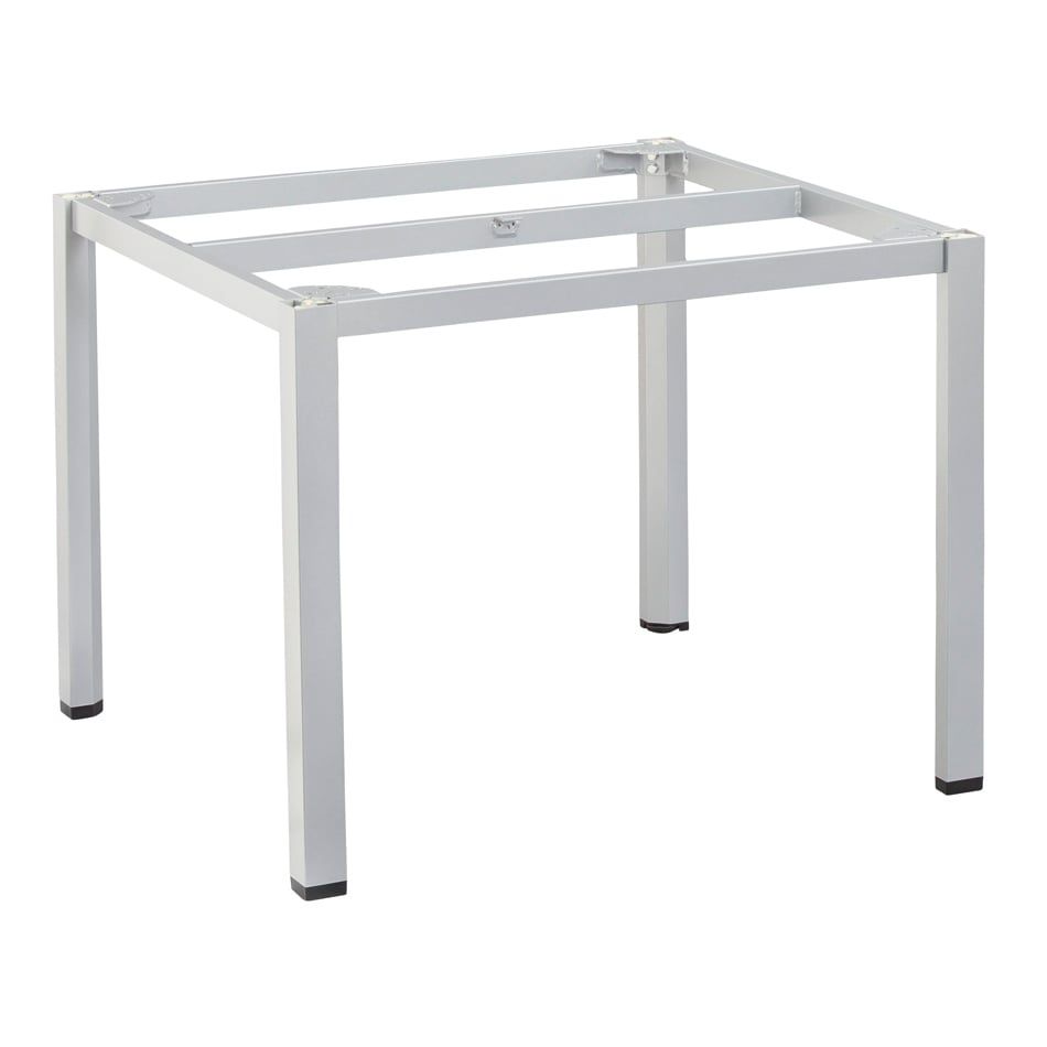 Bordunderstell Cubic aluminium 95x95 cm sølv fra Kettler