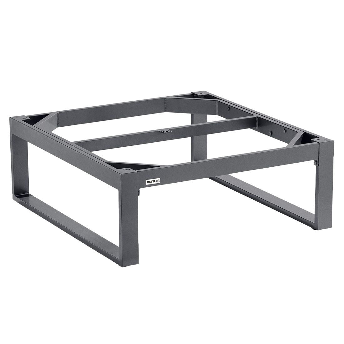 Bordunderstell Ego aluminium 95x95 cm antrasitt fra Kettler