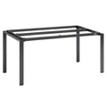 Bordunderstell Float 160x95 cm aluminium antrasitt - Kettler forfra