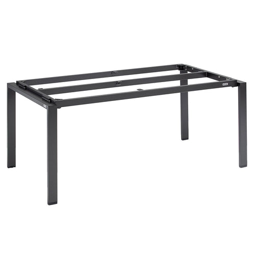 Bordunderstell Float 180x95 cm aluminium antrasitt forfra