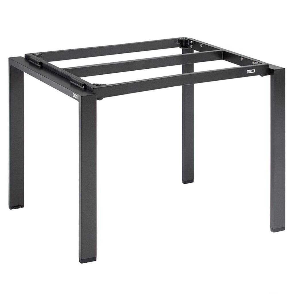 Bordunderstell Float 95x95 cm aluminium antrasitt forfra
