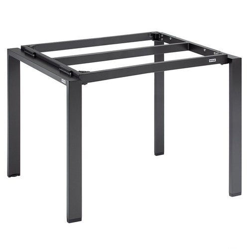 Bordunderstell Float 95x95 cm aluminium antrasitt forfra