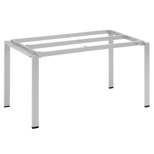 Bordunderstell Float aluminium 140x70 cm sølv forside