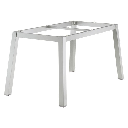 Bordunderstell kvadratrør 140x70 cm aluminium Sieger forfra