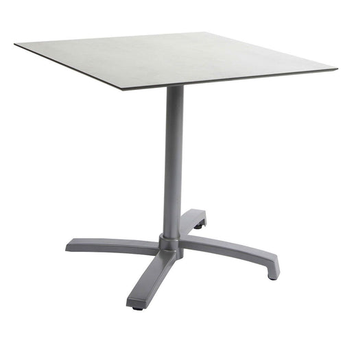Bordunderstell Livorno aluminium 80x80 cm klappbart bakside