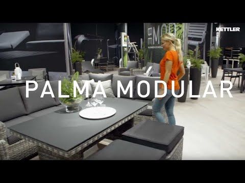 Bordunderstell Palma Modular 160x95 cm polyrotting forfra