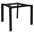 Bordunderstell Penta 90x90 cm aluminium svart matt forside