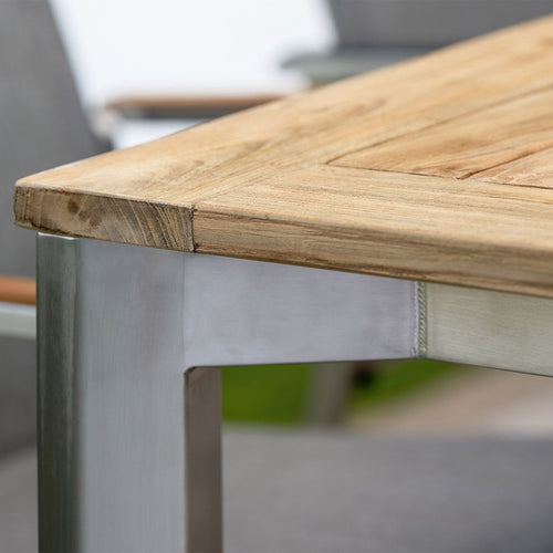Bordunderstell Penta rustfritt stål 80x80 cm - Stern detalj