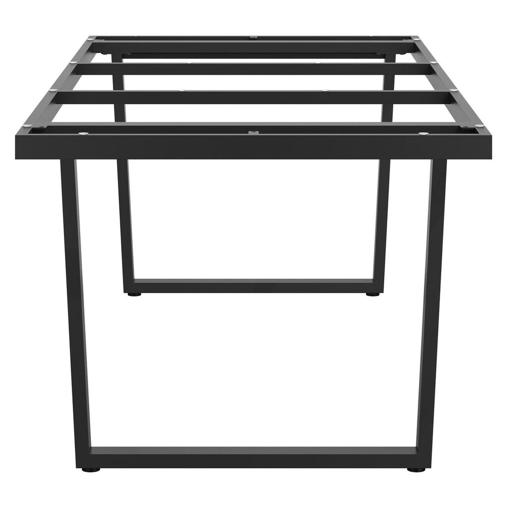 Nærbilde av Bordunderstell rustfritt stål 220x100 cm antrasitt metallfinish
