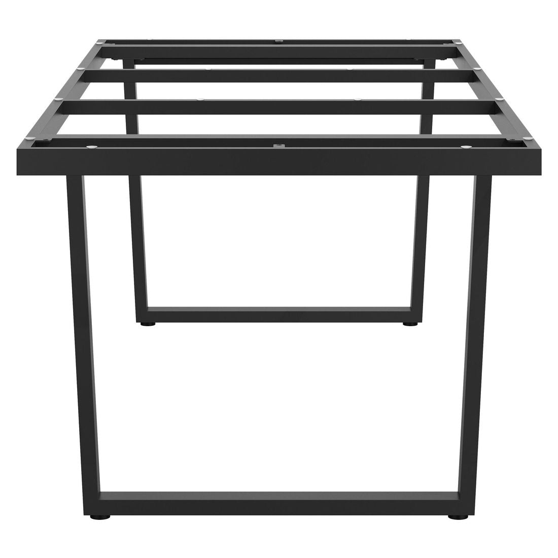 Nærbilde av Bordunderstell rustfritt stål 220x100 cm antrasitt metallfinish
