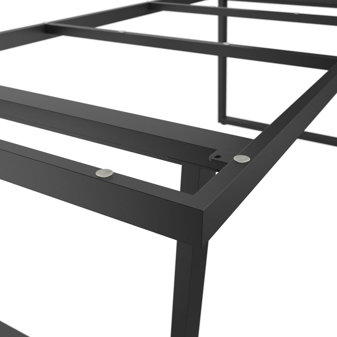 Bordunderstell rustfritt stål 220x100 cm antrasitt underfra
