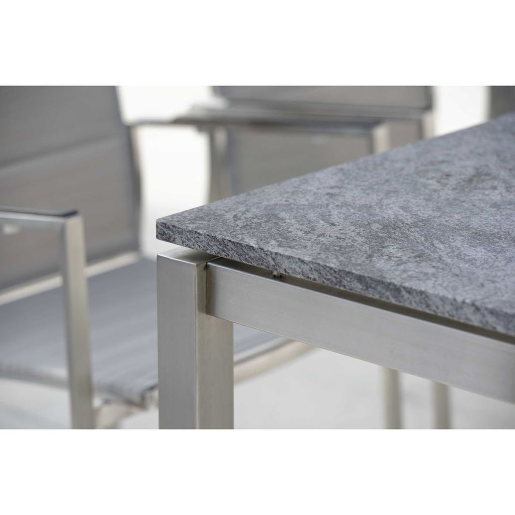 Bordunderstell rustfritt stål 250x100 cm sølv - Stern