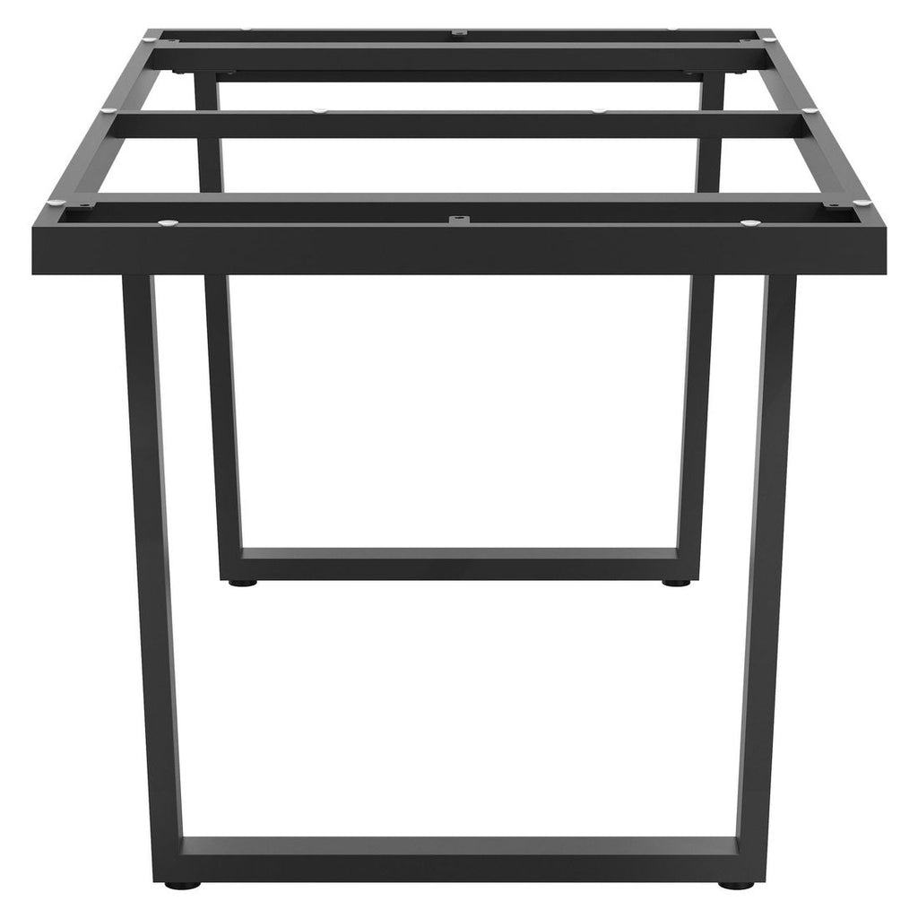 Nærbilde av metallfarge på Bordunderstell rustfritt stål antrasitt 160x90 cm - OUTLIV
