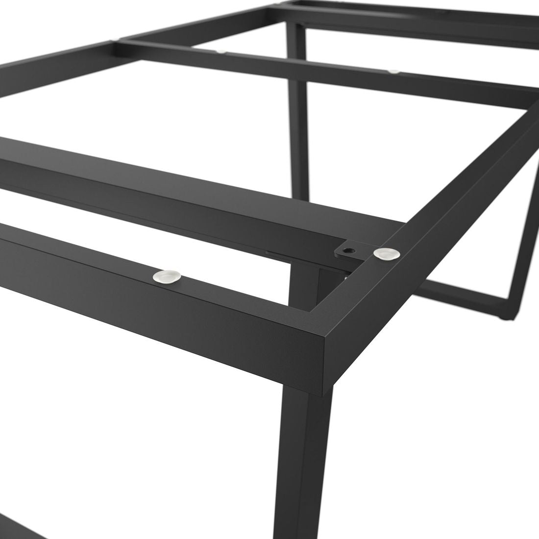 Bordunderstell rustfritt stål antrasitt 160x90 cm - OUTLIV detalj av ben