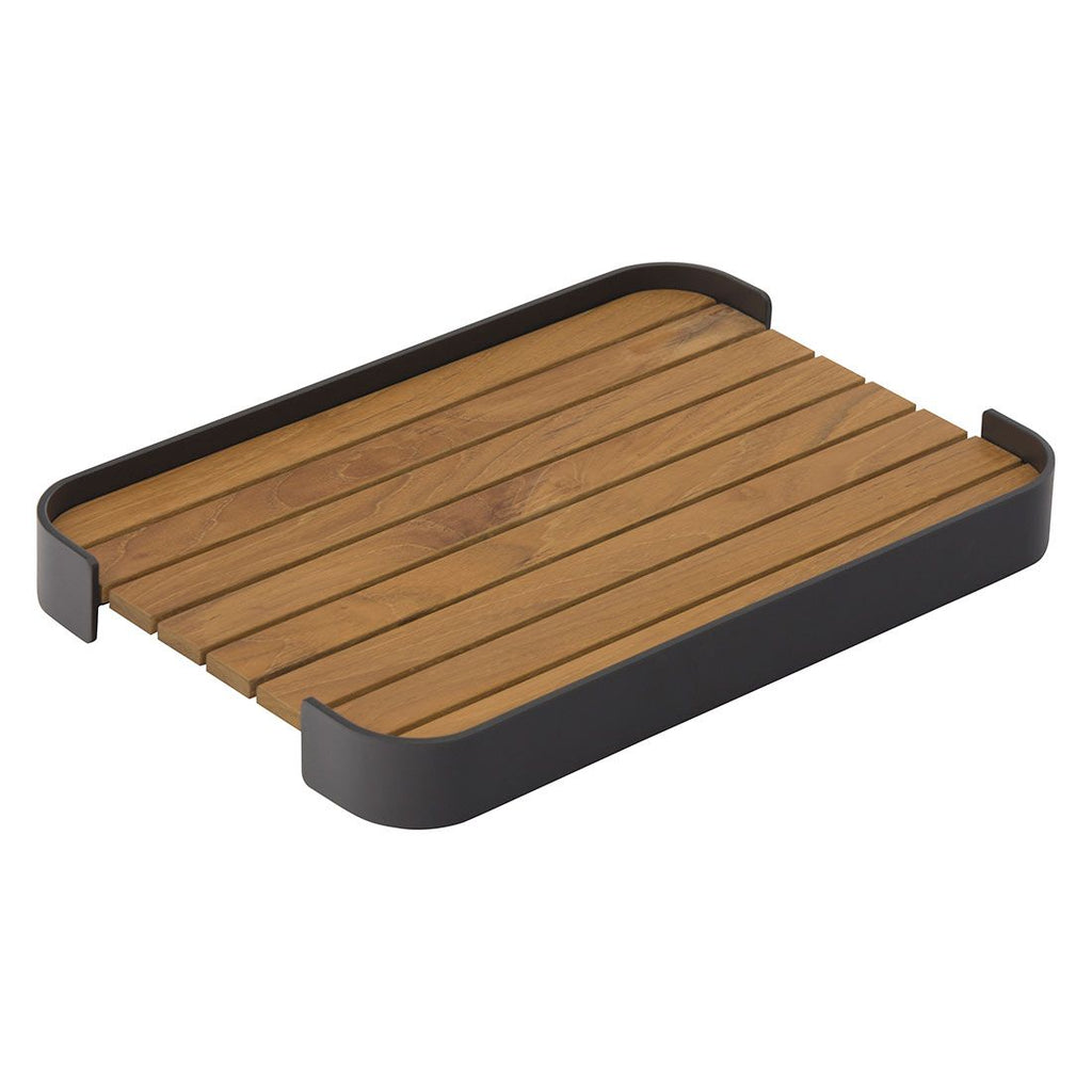 Brett Carry sett 2-deler aluminium/teak - Zebra nærbilde teak