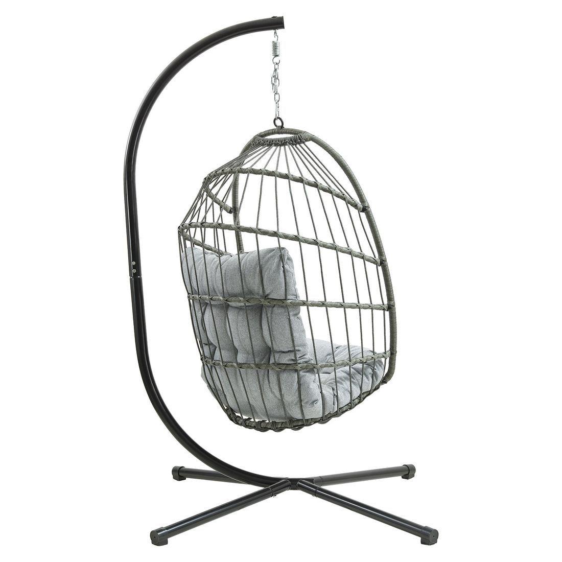 Hengestol Luna Swing jern/tau 99x99 cm - OUTLIV.