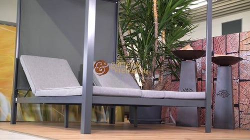 Daybed Arezzo aluminium olefin 160x210 cm front