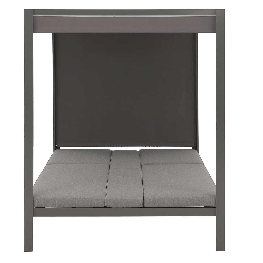 Daybed Arezzo aluminium olefin 160x210 cm nærbilde av ramme