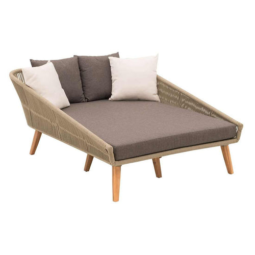 Daybed Avarua akasie/polypropylen 126x160 cm bakside