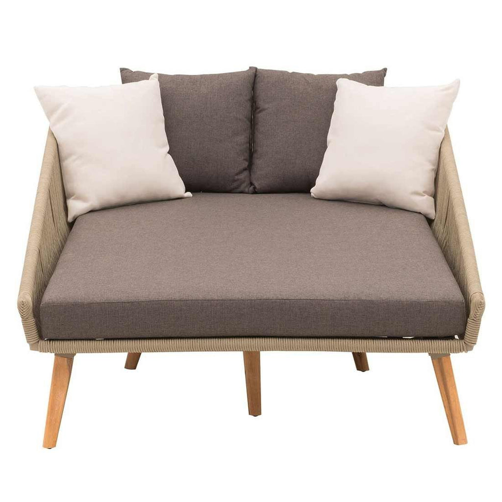 Daybed Avarua akasie/polypropylen 126x160 cm detalj rope materiale