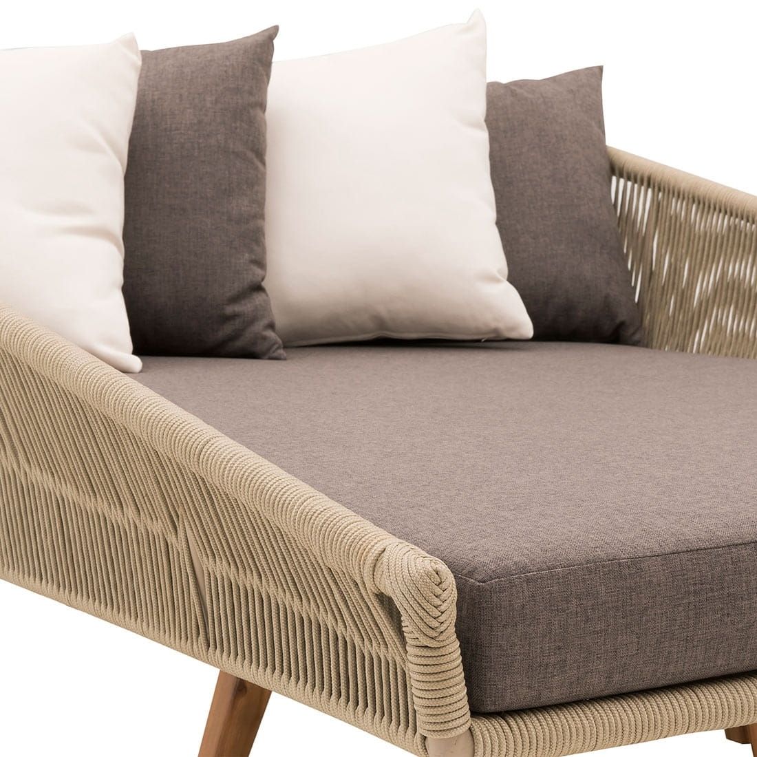 Daybed Avarua akasie/polypropylen 126x160 cm ramme akasie