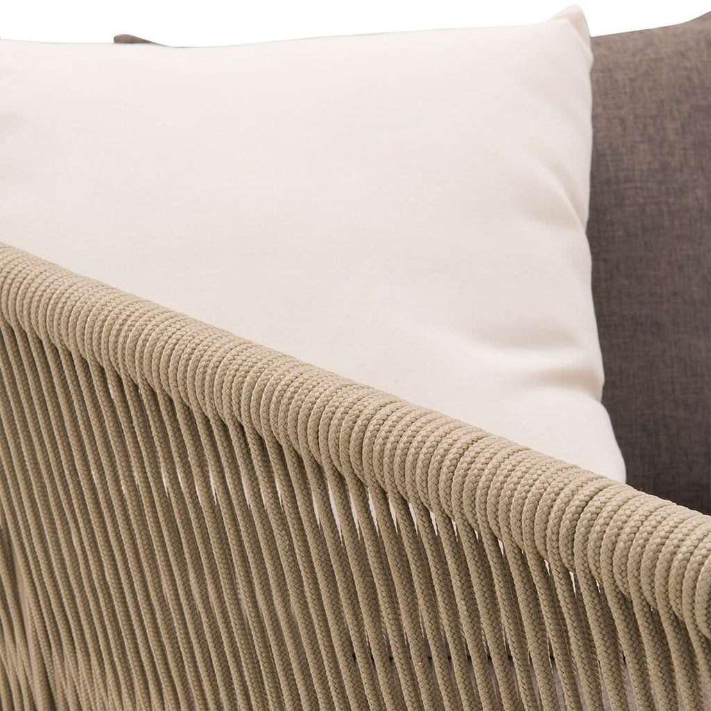 Daybed Avarua akasie/polypropylen 126x160 cm pute tekstil