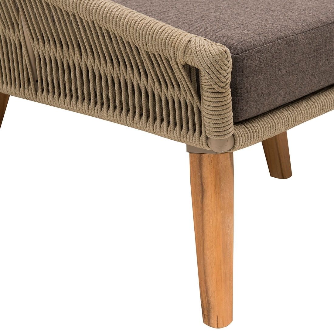 Daybed Avarua akasie/polypropylen 126x160 cm helhetlig oversikt