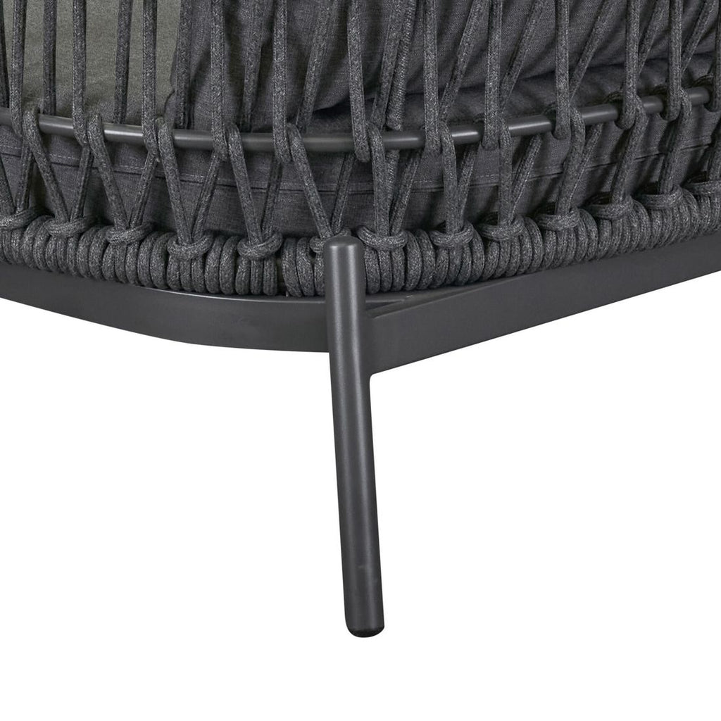 Daybed Bari aluminium tau 148x164 cm antrasitt oversikt i uterom